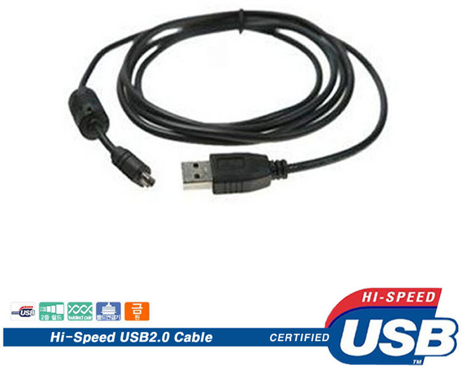 올림푸스 펜/PEN E-PM1/E-PM2 디카 호환 USB6케이블/호환목록표확인