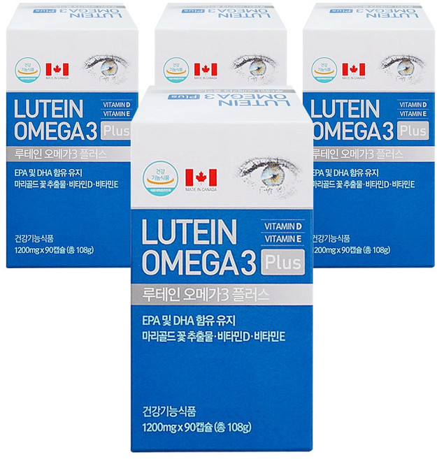 루테인 오메가3 플러스, 108g, 4개