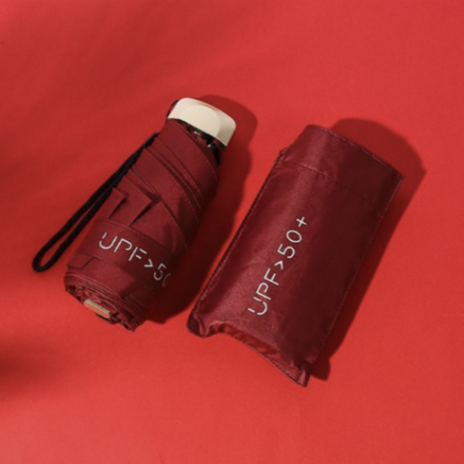 아가토스 자외선차단 초경랑 5단 양우산 겸용 데일리 슬림 미니우산 (커버포함)