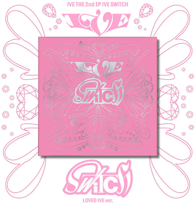케이팝 KPOP 아이브 스위치 앨범 IVE SWITCH 미니 2집 포토북 일반반 연예인굿즈, Love IVE(핑크)