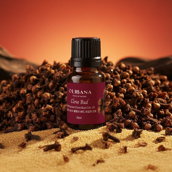 [올리바나] 클로브버드 초임계 에센셜오일 천연 100% 순수 원액 아로마테라피 15ml, 1개