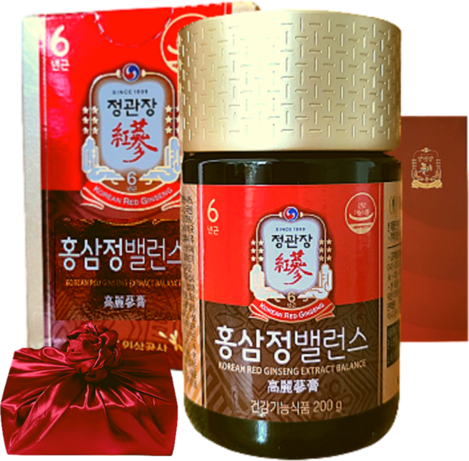 한국인삼공사 정관장 6년근 홍삼정 밸런스 에브리타임 200g + 쇼핑백 피로회복 집중력 선물 1개, 1박스