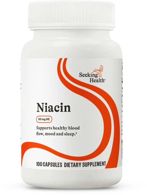 시킹헬스 수용성 비타민B3 니아신 니코틴산 50mg 캡슐, 3개, 100정 - 쿠팡