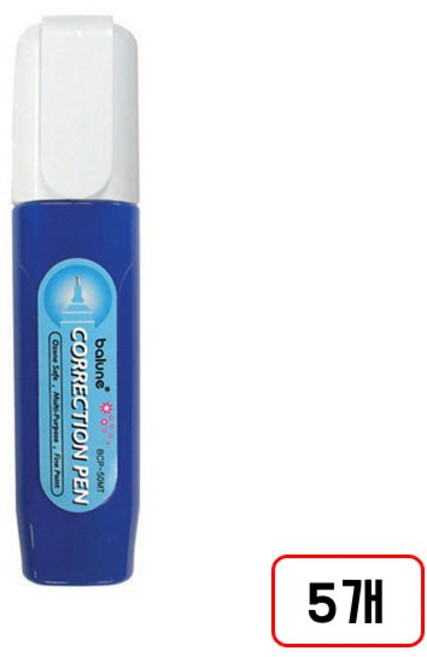 바르네 수정펜 BCP-50MT(N3172610), 5개, 12ml