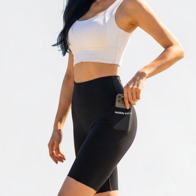 마린웨이브 노와이존 5부 엘라스틴 레깅스 바이커쇼츠 숏 팬츠