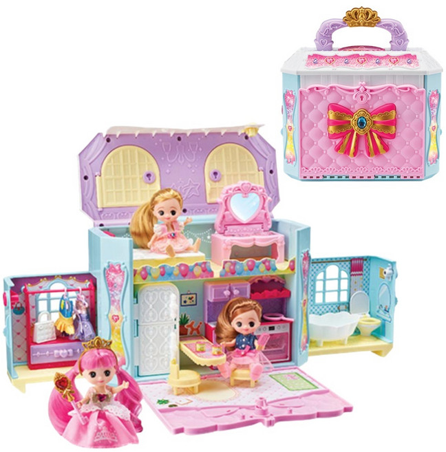 4세여아 열쇠놀이용 쥬쥬 인형의집 장난감 홈콕 생일선물, 1개