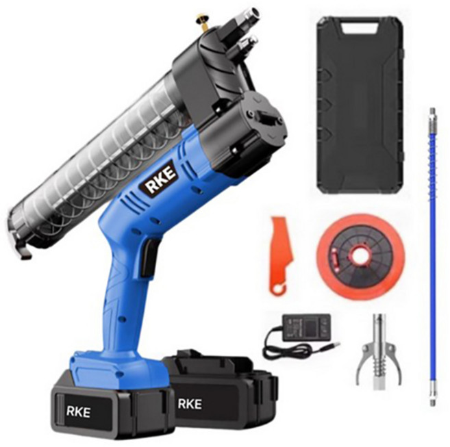 [국내당일발송] RKE 구리스건 자동 전동 에어구리스건 주입기, 1개