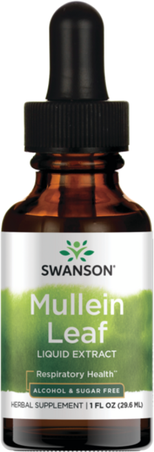 스완슨 뮬레인 리프 리퀴드 추출물, 1개, 29.6ml