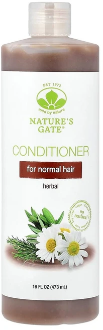 마일드바이네이쳐 (Natures Gate) 정상 모발용 허브 컨디셔너 473ml(16fl oz), 473ml, 1개 - 쿠팡