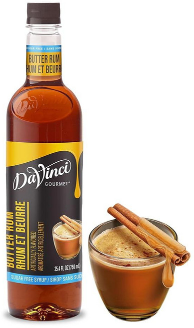 다빈치 버터 럼 시럽 750ml