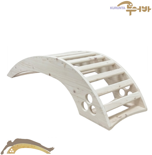 누어바 편백나무 쿠룬타 굽은어깨 등 허리 거북목 교정, 1개