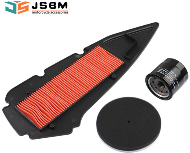 JSBM 오토바이 에어 필터 오일 필터 존테스 ZT368D ZT368E ZT368M ZT368K ZT368G 368D 368E 368G 368M 엔진 흡기 클리너 구동 장치용, 1