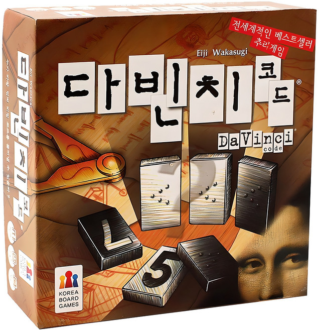 코리아보드게임즈 다빈치 코드 추리 게임, 1개, 혼합색상