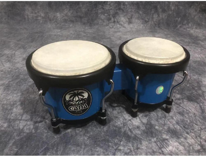 봉고 드럼 타악기 전문 음악 악기 선물 기타타악기 우쿨렐레 어쿠스틱 초보자 베이스, A. 4 인치+5 인치 파란색, 1개