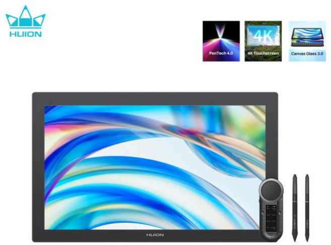 4K 터치스크린 Huion Kamvas Pro 24 Gen 3 그래픽 태블릿 디스플레이 캔버스 글래스 3.0 모니터 펜테크 16K, 01 Kamvas Pro 24 Gen 3, 01 China Mainland