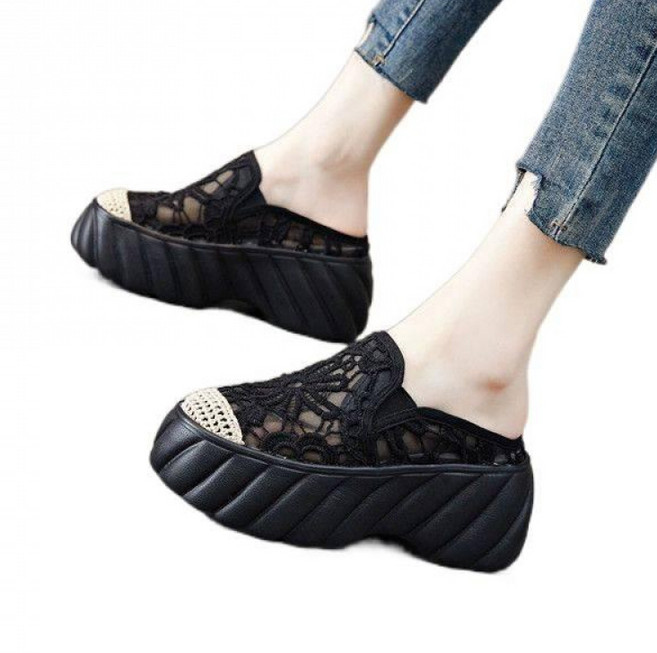 여름 여성 스포츠샌들 엄마신발 가벼운 메쉬슬립온 런닝화 슬립온 워킹화 225-250mm