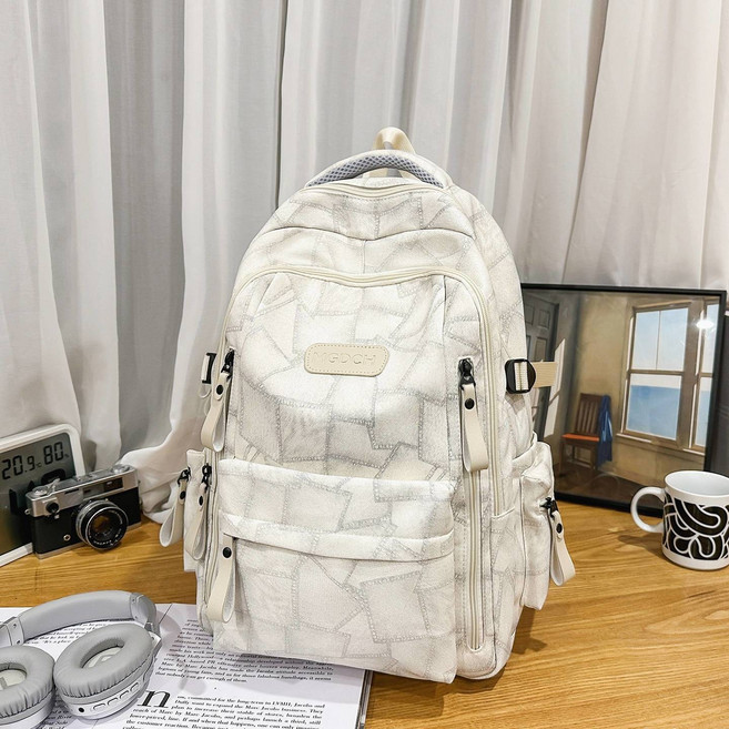 書包潮流大容量輕便減負時尚雙肩包初高中學生背包短途旅行包