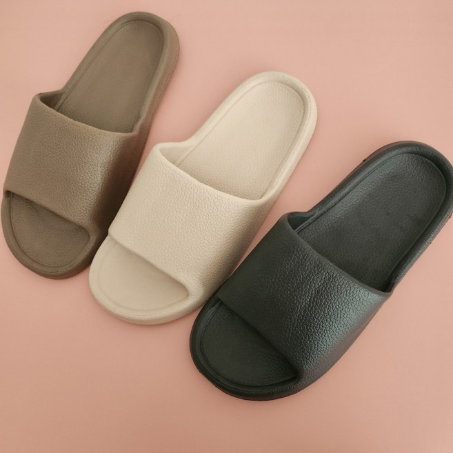 클래식 실내화 EVA 슬리퍼, 1개, 라이트베이지