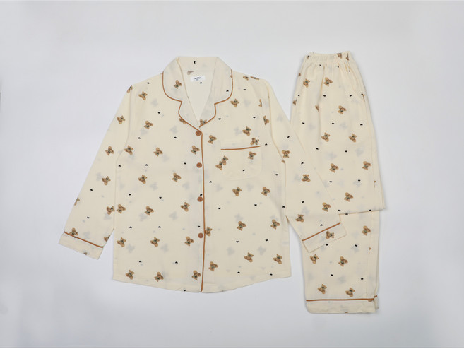 여성 잠옷 홈웨어 파자마 데일리 봄 여름 잠옷 상하의 세트 5컬러