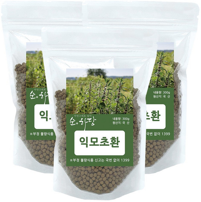 순하당 국산 익모초환 (육모초환), 300g, 3개