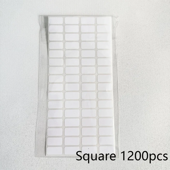 다이아몬드 페인팅 도구 라운드 라벨 스티커 보관함 액세서리 15mm 사이즈), 08 Square 1200pcs