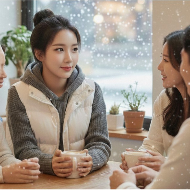 남녀공용 패딩조끼 겨울 패딩 베스트