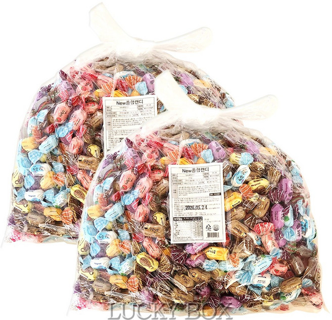 [더간식몰2]맛고을 종합캔디 4kg, 2개