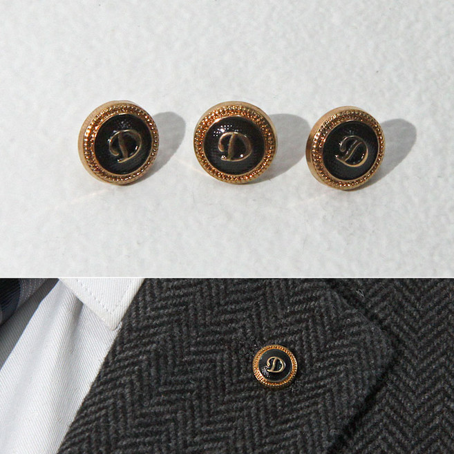 [아재리노] 디단추 배지 브로치 정장 뱃지