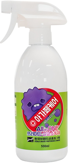 아가페케어 살균소독제, 500ml, 1개