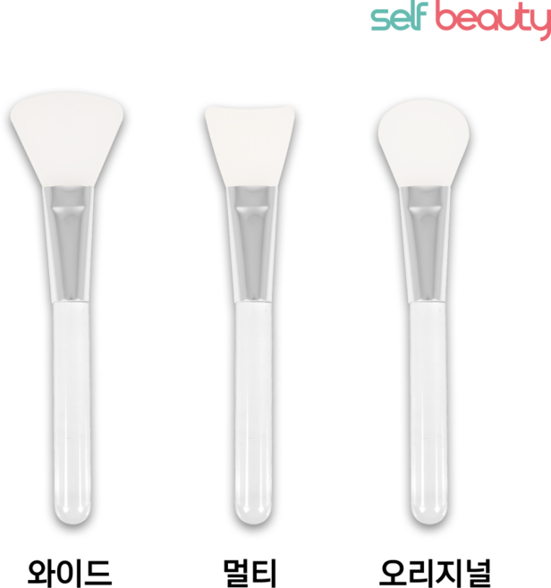 셀프미인 퍼펙트 실리콘 팩 브러쉬 은장, 1개, 오리지널