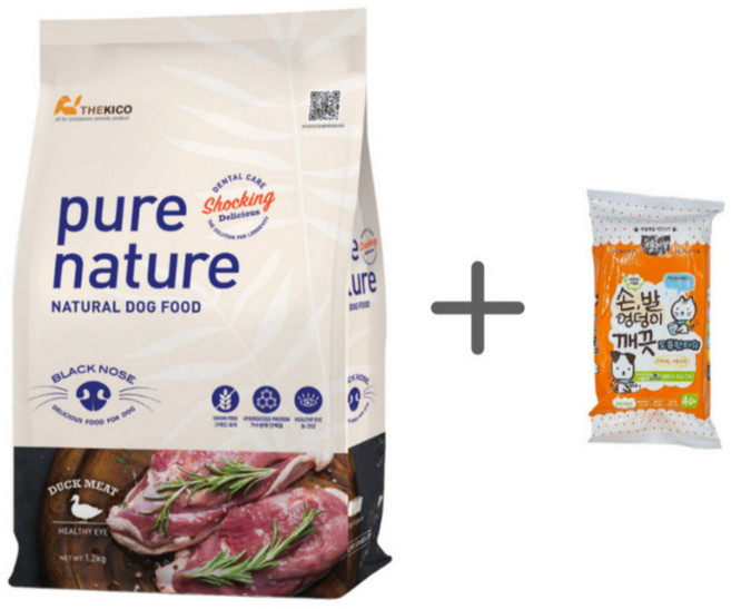 강아지 가수분해사료 기호성 퓨어네이쳐 오리 감자 1.2kg, 1개