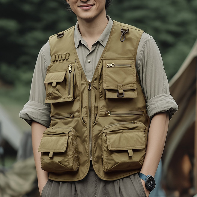 스토리원 냉감 망사 여름 아웃도어 낚시 작업 조끼 JG-SSJK026