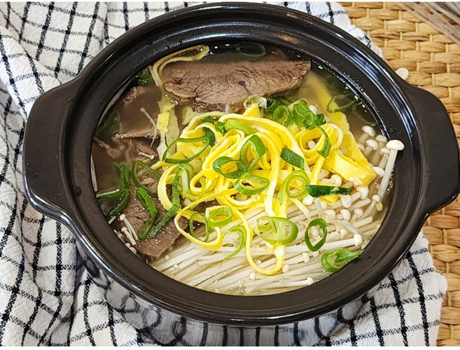 뼈없는 순살 한우 갈비탕 800g 2인분, 1개