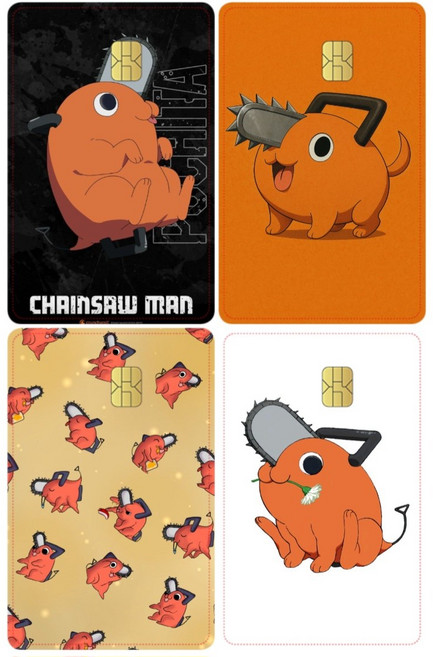 체인소맨 신용 체크 버스 레제 포치타 카드스티커, 3번