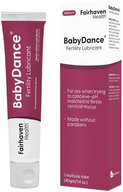 페어헤븐헬스 베이비댄스 젤 퍼틸리티 루브리컨트 임신 지원 윤활제, 1개, 40ml - 쿠팡