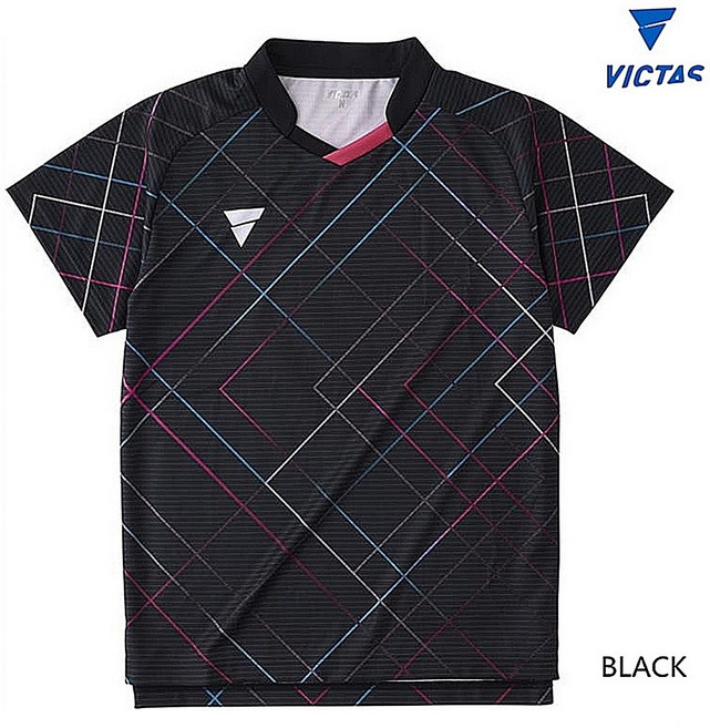 빅타스 탁구복 GS319 블랙 티셔츠