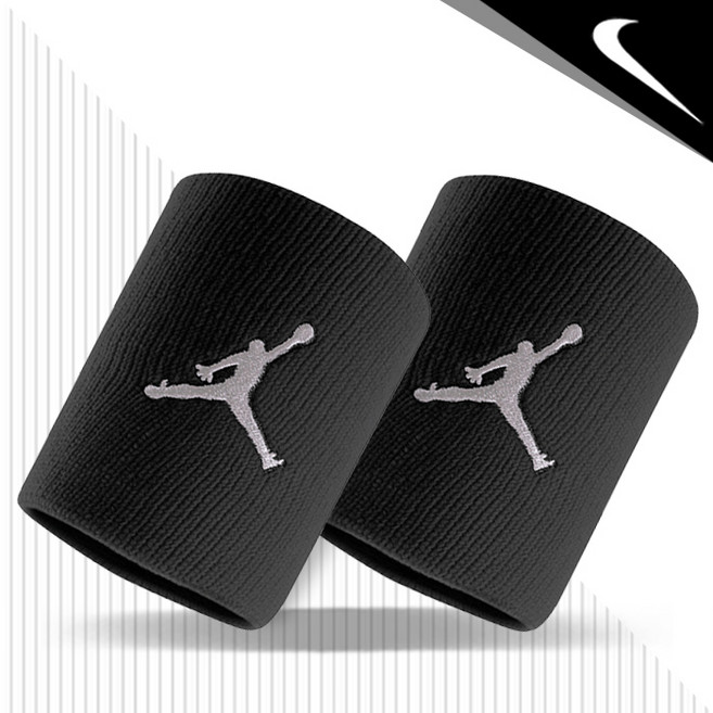 나이키 조던 점프맨 손목밴드 AC4094010 블랙_쿠, 단품, 1개
