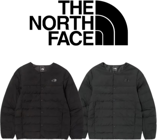 [국내매장판 100%정품] 노스페이스 경량패딩 남성 여성 공용 브이넥 라인 르위스 티볼 자켓