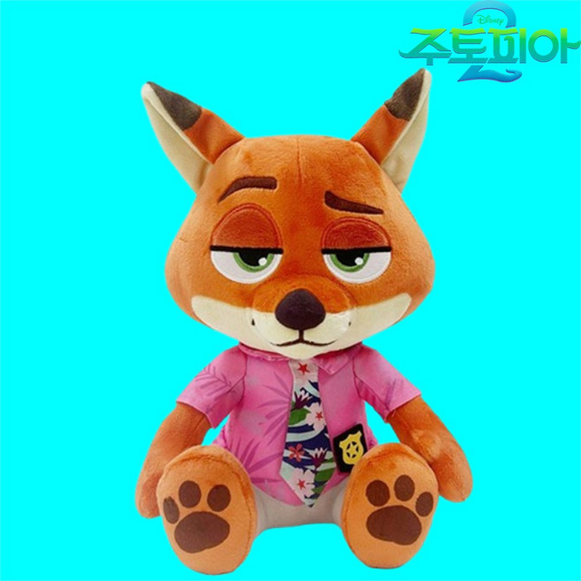 디즈니 주토피아 닉 중형 봉제인형 27cm, 1개