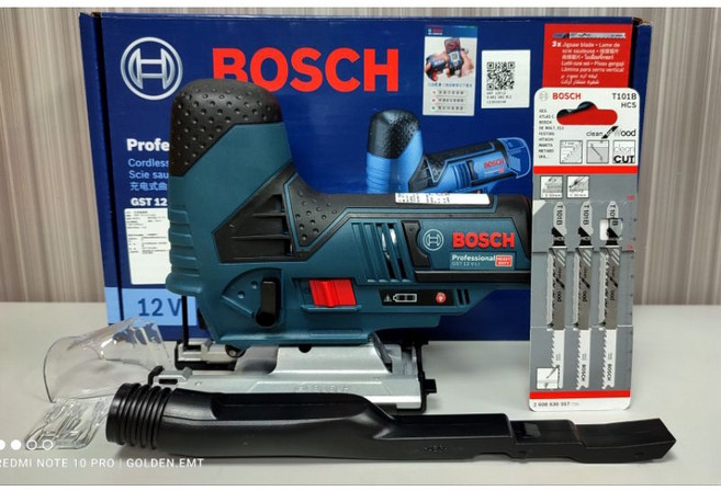 Bosch 博世 GST 12V-LI 鋰電線鋸機, 1個, 主機+2.0AH單電池+充電器,B: 原廠迷你工具袋