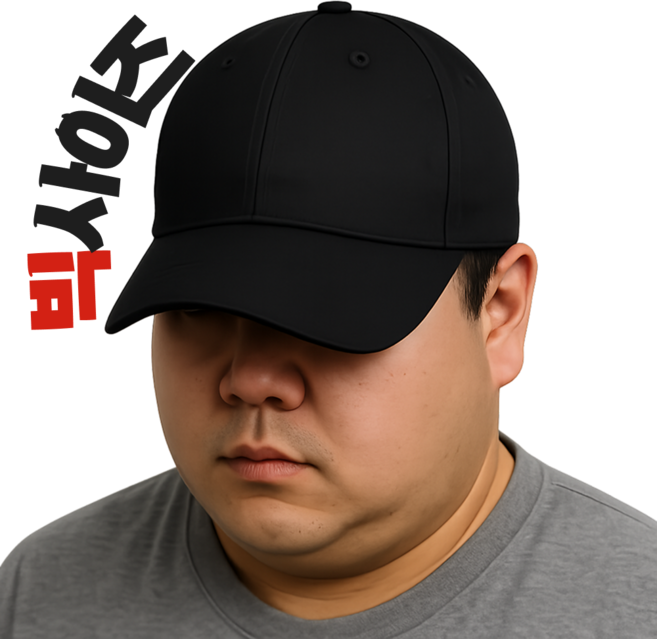 부아노 상위 1% 대두를 위한 빅사이즈 모자 볼캡 캡모자