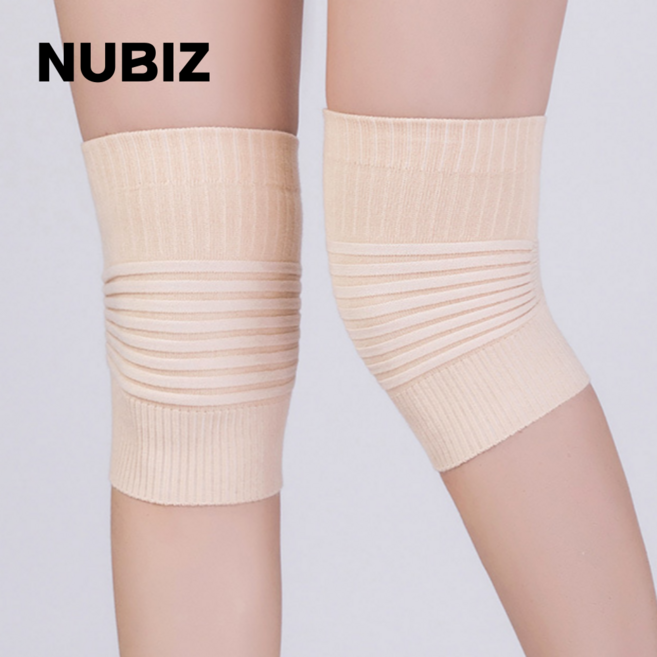 누비즈 1+1 무릎보호대 얇은 무릎 워머 x 2개 4color