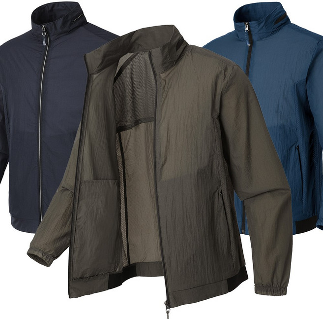 샤인힐즈 봄여름 PZ 남성 와샤 바람막이 집업 자켓 골프웨어 PZK6104