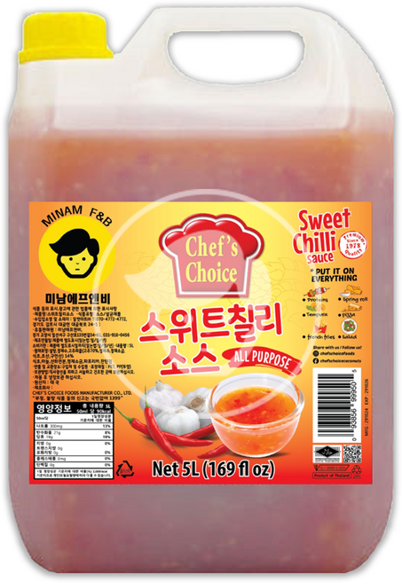 쉐프초이스 스위트 칠리소스, 1개, 5L