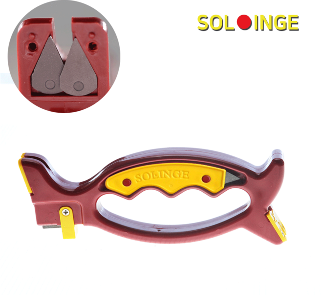 솔린지 4in1 멀티샤프너 프랑스 멀티 칼갈이, 혼합색상, 2개