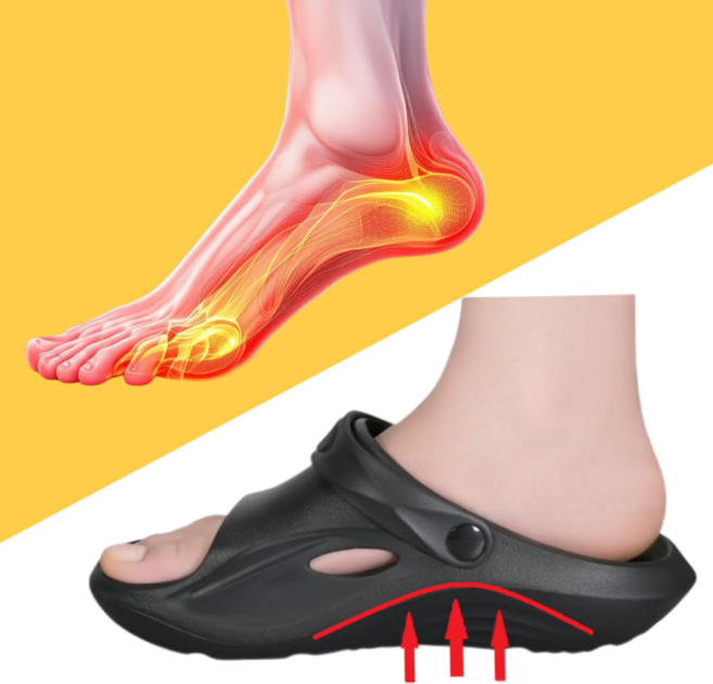 워니 족저근막 발편한 아치 슬리퍼 +전용파우치포함 실내화 샌들 무중력 여성 남성 염