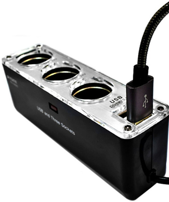 rozet 차량용멀티탭 소켓3구 시거잭 충전기 RX-6800+88ea new*37104eu, 본상품선택, 1개