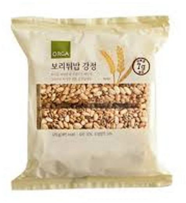 풀무원 ORGA 보리튀밥 강정, 120g, 10개