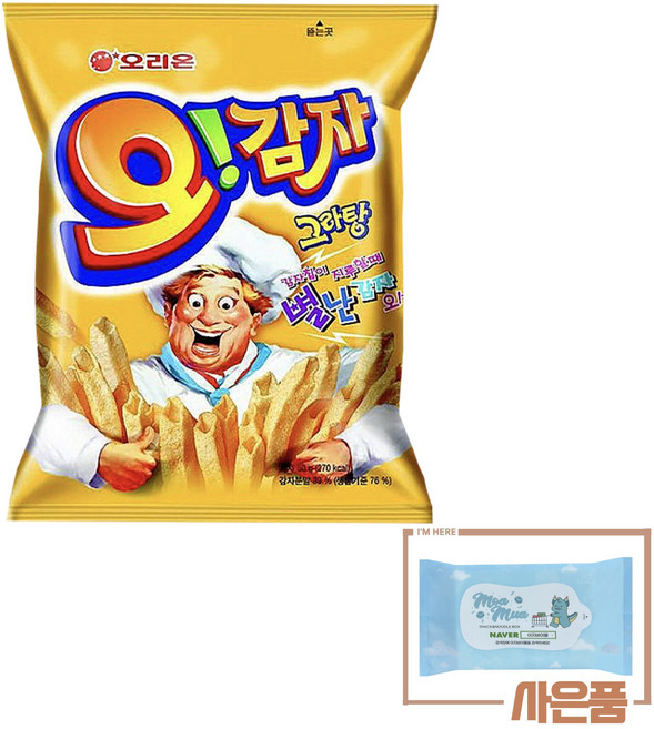 오리온 오!감자그라탕맛 (+물티슈 10매 증정), 50g, 1개