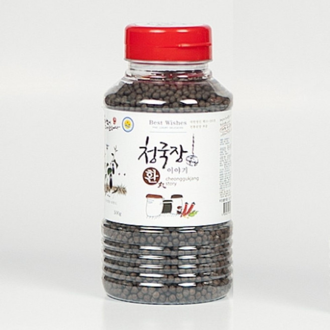 청정 땅끝 해남 명인 맛있는 쥐눈이콩 청국장 가루 환 분말 500g 국내산, 1개